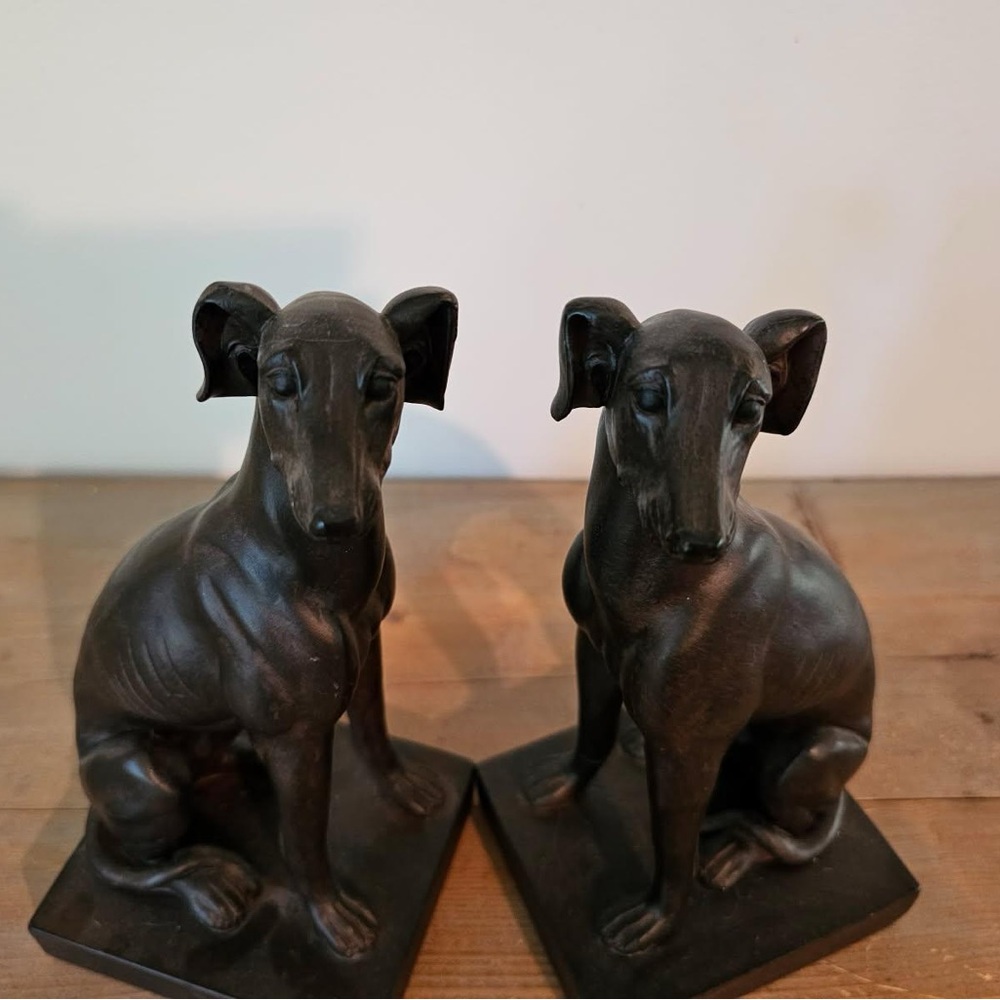 Greyhound Dog Bookends
